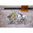 Deloma Glass Top Living Room Table Set