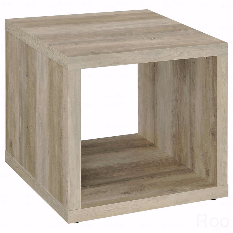 Square Engineered Wooden Side End Table