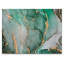 Turquoise et gris, art abstrait fluide de luxe III, reproduction sur toile-67311700-67311702