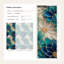Papier peint floral bleu Glam Floral