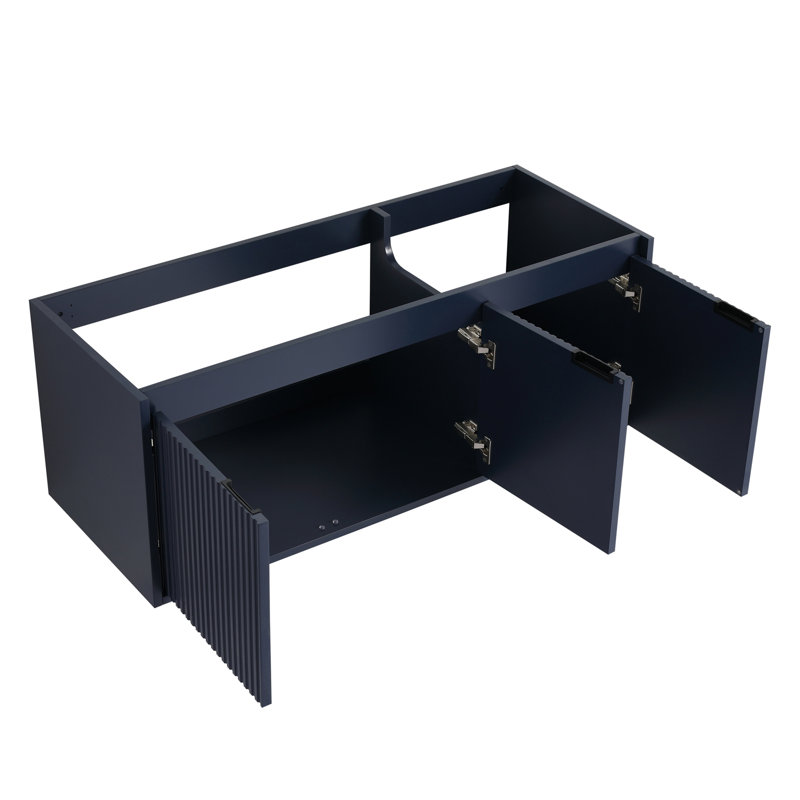 Meuble-lavabo flottant 48 po avec lavabo en résine
