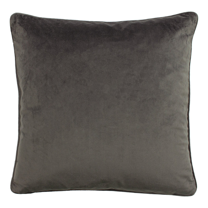 Fishback Geometric Square Cushion, Grey