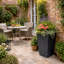 Taito Pot Planter Tall Lightweight Frost Proof Concrete Effect Planter-112123021-112123022