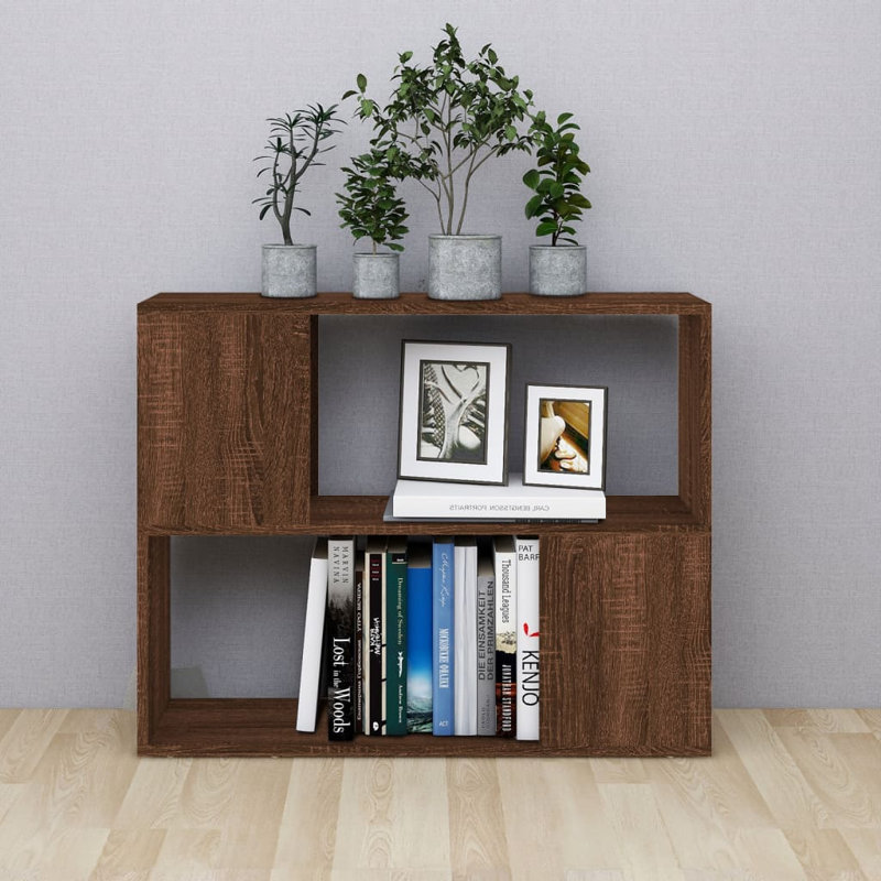 Zukowski 63cm H x 80cm W Standard Bookcase, Brown
