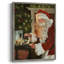 Saint Nick et la Nativité, reproduction encadrée - bois massif-1986199904
