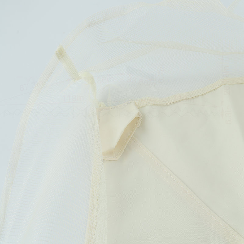 Auvent de remplacement pour abri de jardin pour l'extérieur, protégé contre les rayons UV et les intempéries, Beige
