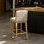 Counter Stool with Solid Wood Frame-1539616089
