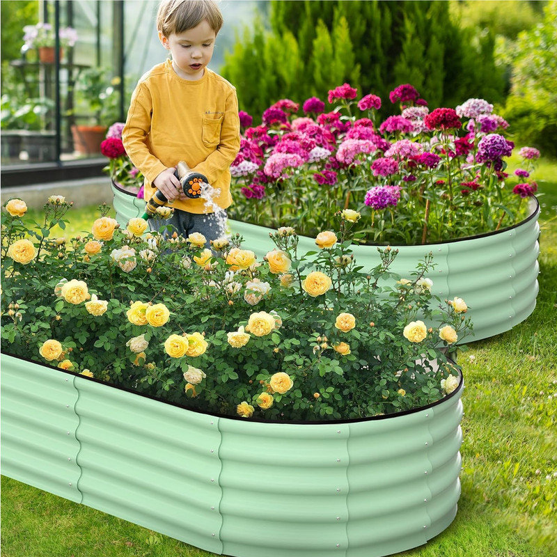 Raised Garden Bed, Green