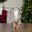 Figurine de père Noël debout 12 "portant une lanterne argentée