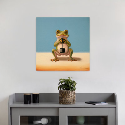 Gym Frog Goblet Squat Contemporary Frog Urban Art