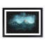 Annapurna Massif Mountains Paint Splash - Framed Print-56890880-56890882