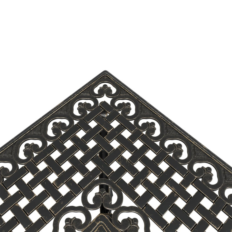 2 - Person Patio Dining Set with Square Table, Bronzes