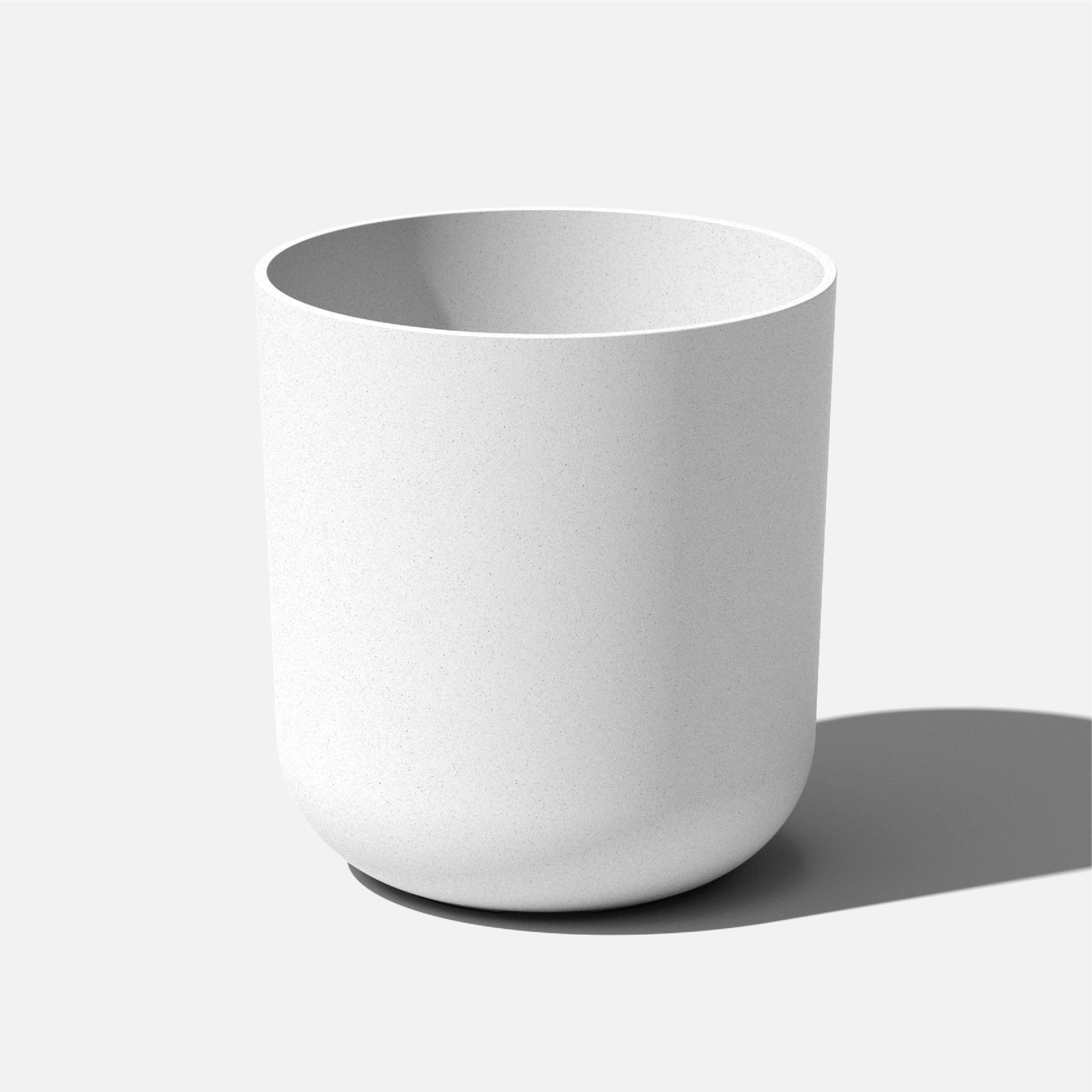 Pure Series Planter, White, 10.25" H x 10" W x 10" D, 1