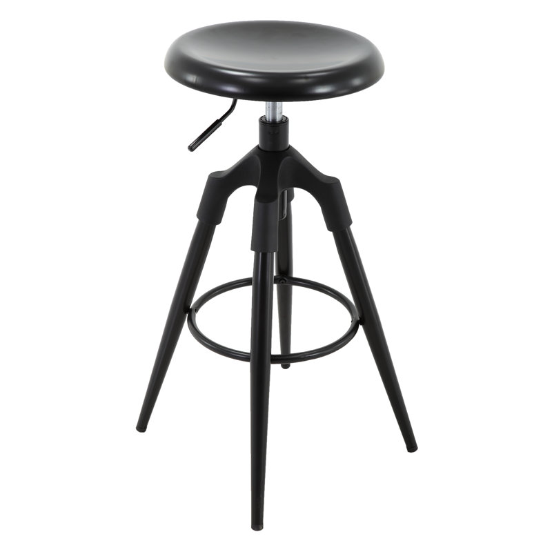 Swivel Adjustable Height Bar Stool,Counter Height Barstools With Metal Frame Counter Height Chairs With Footrest For Kitchen, Dining Room