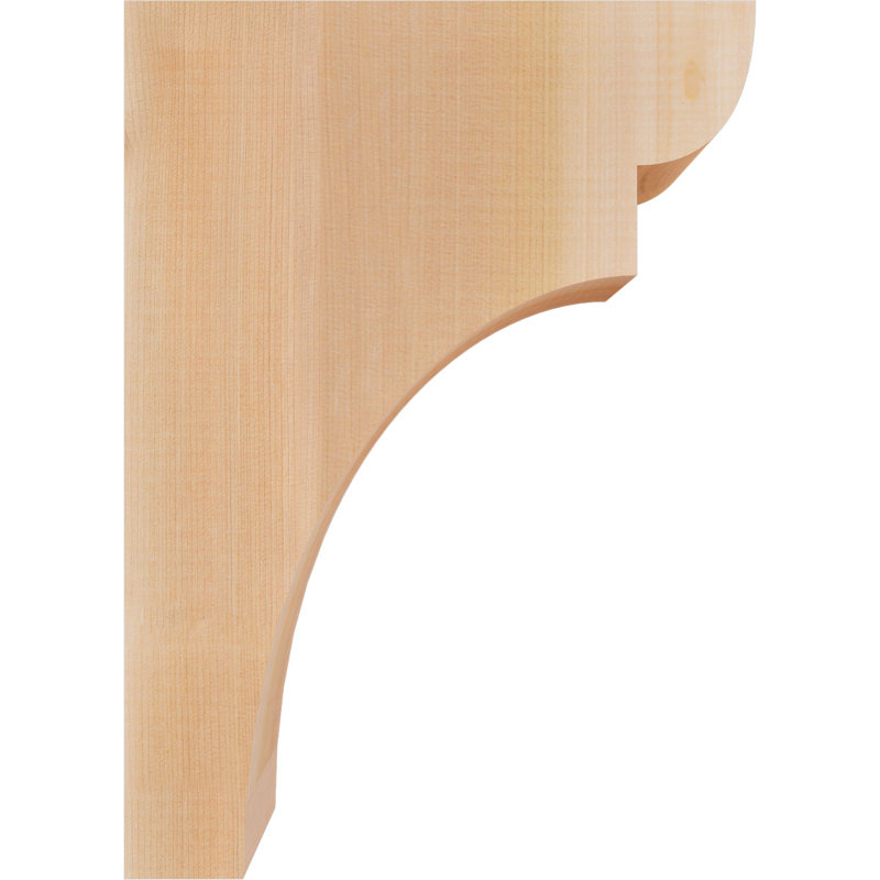 Yorktown Corbel, H 16 po x l 3,5 po x P 12 po, Cèdre rouge, Lisse