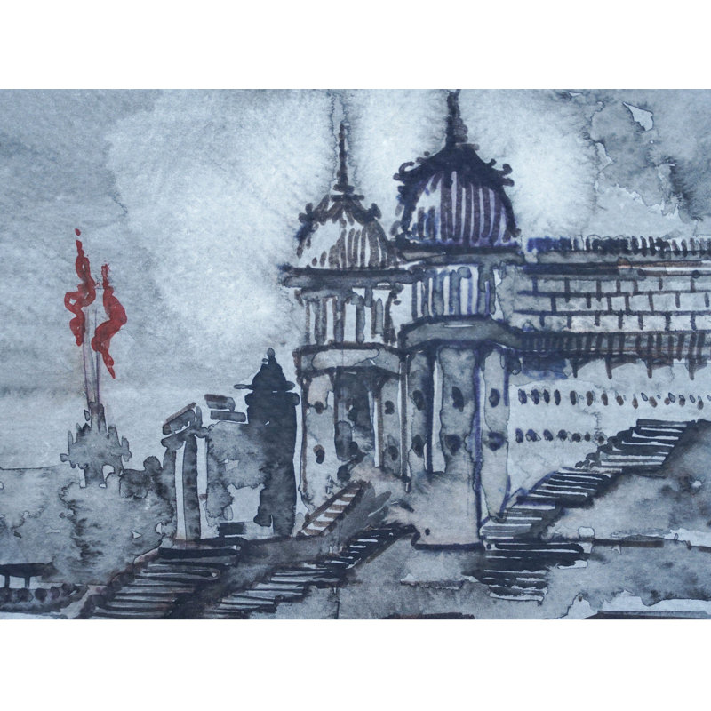 Kashi Ghat | Aquarelle de Shiva Pandey