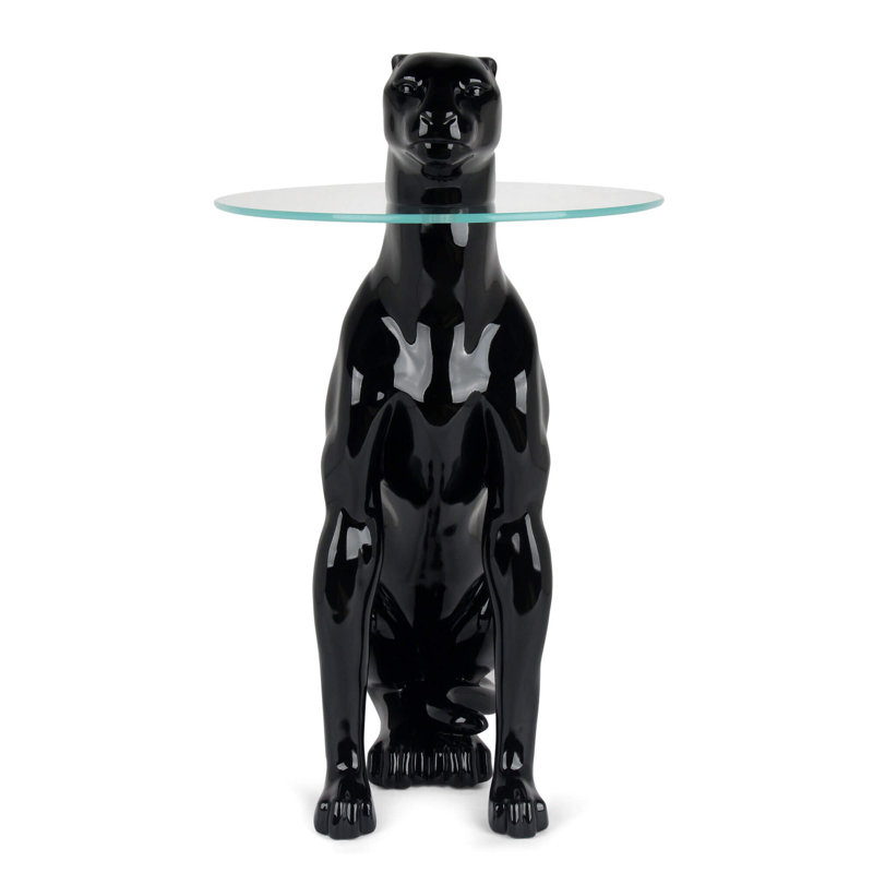 Ayriel Glass Top End Table