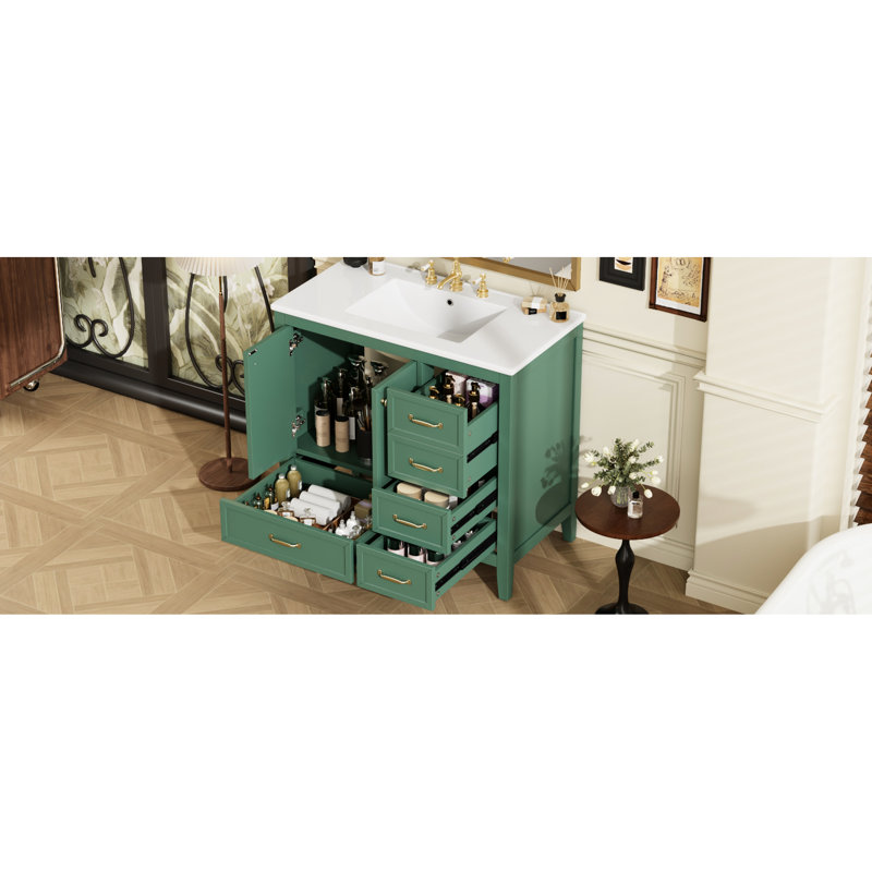 Single Bathroom Vanity with Top