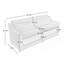 Canapé 2 places avec 2 coussins lombaires-1398708065