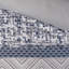 Ensemble d'édredon en jacquard bleu marine 7 pièces Cal King-122455543