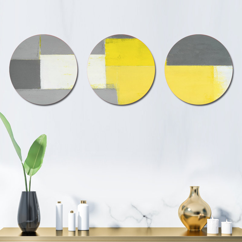 Modern Abstract Wall Decor on Metal
