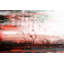 « red soleil gouttes »-impression sur toile tendue-14058451