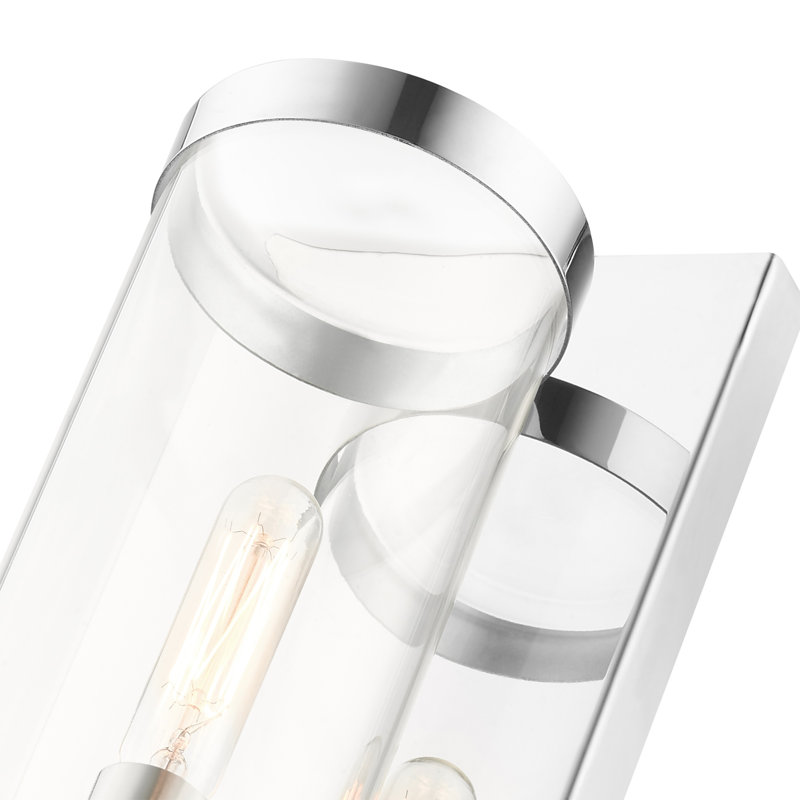 Binghamton Stainless Steel Wall Light, Polished Chrome