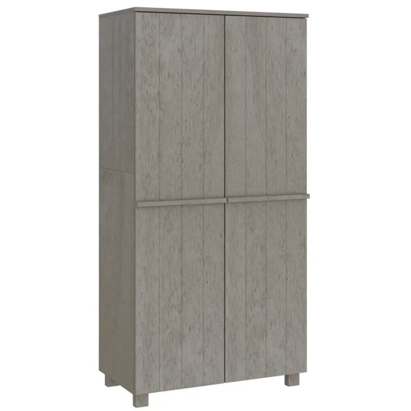 Jabier 2 Door Wardrobe, Light Grey