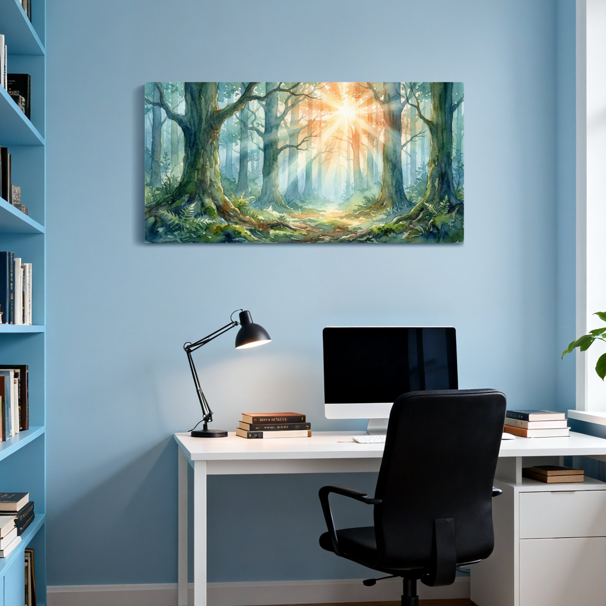 Photo inspiration: Picture Idea: Winston Porter Abstract Sunlight Forest Trees Path Light Green Nature