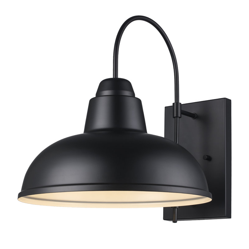Applique murale en acier Santuci, Noir, H 15,75 po x l 13,75 po x P 18,75 po