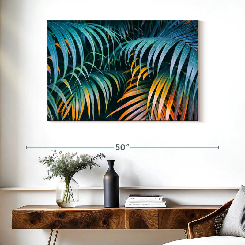 Feuilles de palmier Harnek Green Jungle