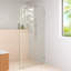 Solaris 40 in. x 78 in. Fully Frameless Radius Single Fixed Shower Panel-1163223916