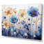 Sérénade botanique bleue et jaune - Reproduction d'art botanique abstrait-565043071-565043066