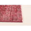 Tapis unique en laine noué à la main de style années 2000 de 5 pi x 8 pi rouge foncé