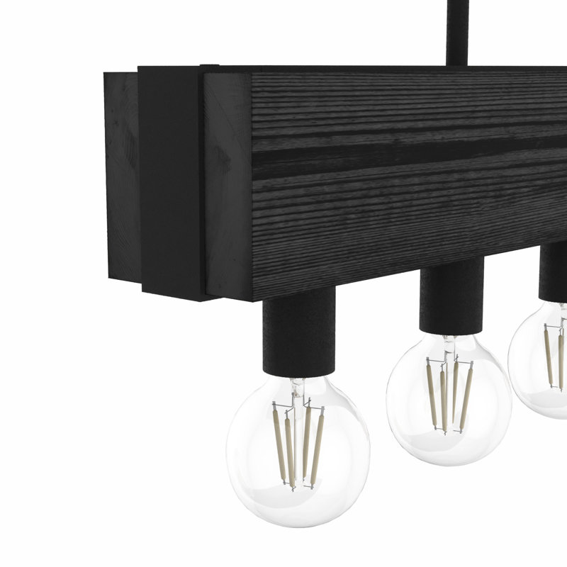 Donelson 7 - Light Kitchen Island Linear Pendant, Natural Iron