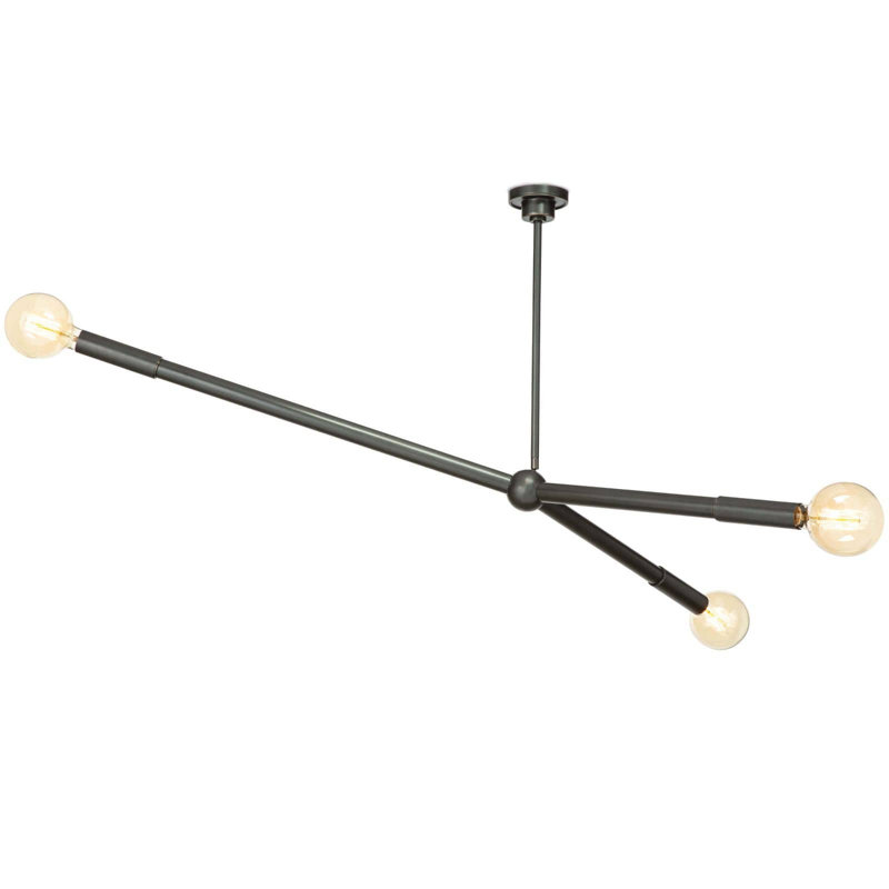 Lustre Talon, Bronze huilé