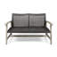 Métal gris et bois gris pour le patio, siège durable, structure avec sièges de patio en fer, structure robuste et décorations,-1054907214