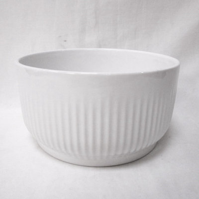 Pot à fleurs blanc mat