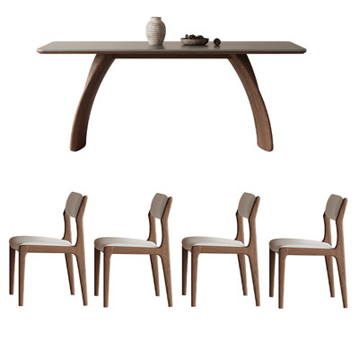 4 - Person Double Pedestal Dining Set