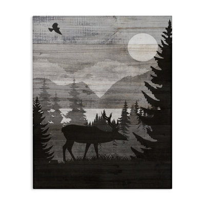 «Rustic Moose at Night», conception par Susan Arnot