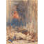 «The Destruction of Pompeii» par David Roberts - Art mural sur toile tendue avec châssis-1422486207
