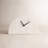 Maurelle Decorative Half Moon Marble Mantel Clock-1974230097