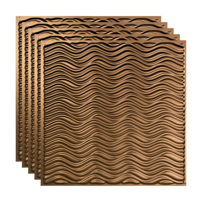 24'' L x 24'' W Textured Vinyl Drop-In Ceiling Tile