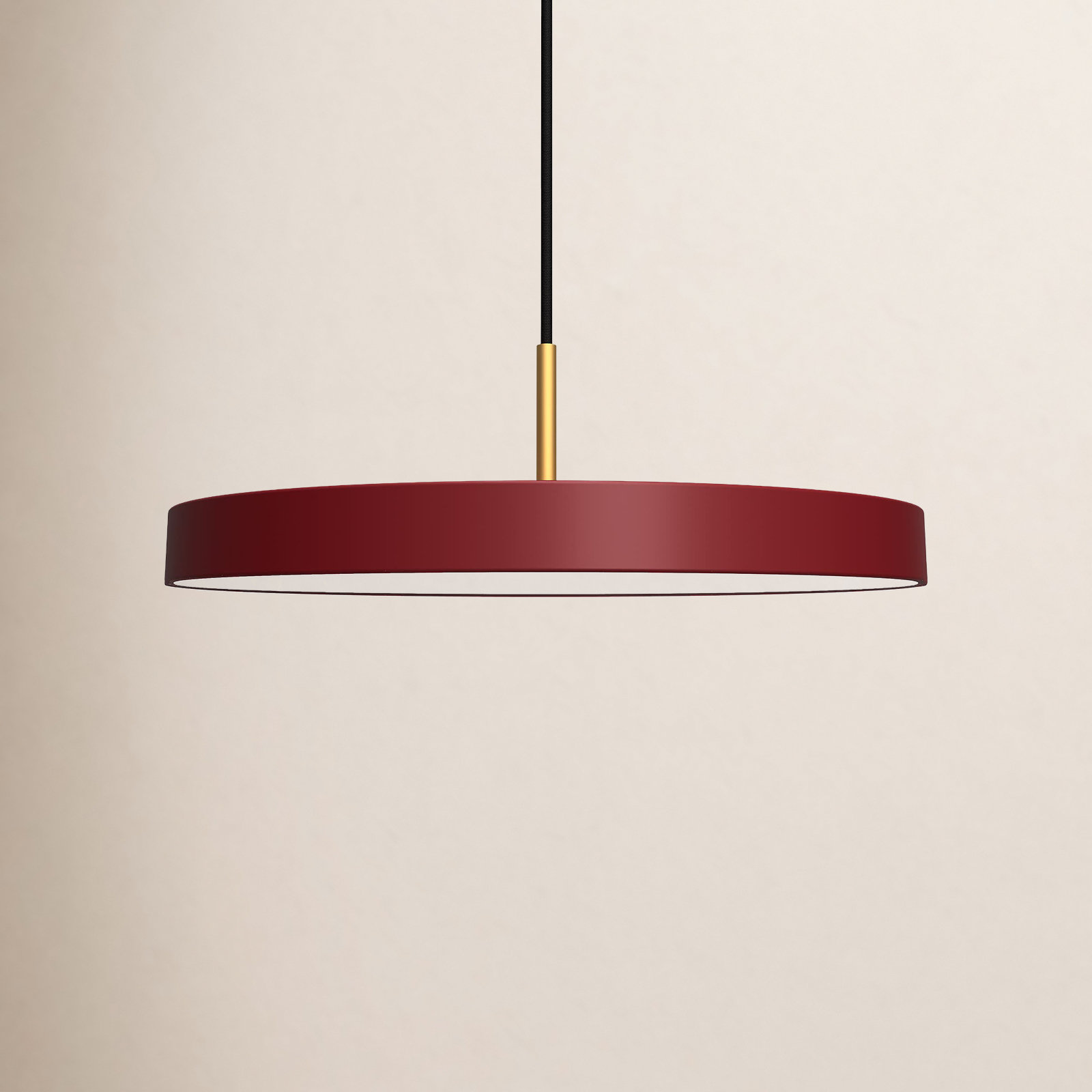 Ivan Dimmable 1 - Light Pendant, Garnet