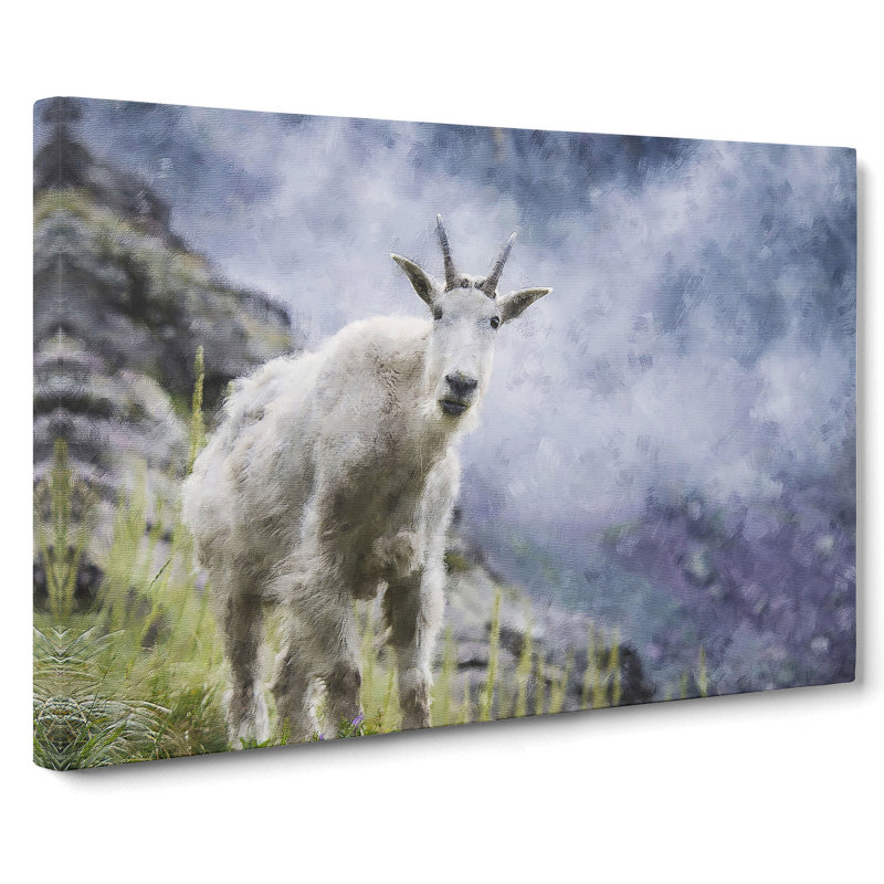 Mountain Goat Vol.2 - Wrapped Canvas, 40cm H x 60cm W x 3cm D