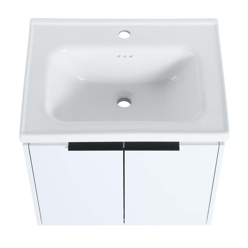 Meuble-lavabo à fermeture en douceur 60 po avec lavabo