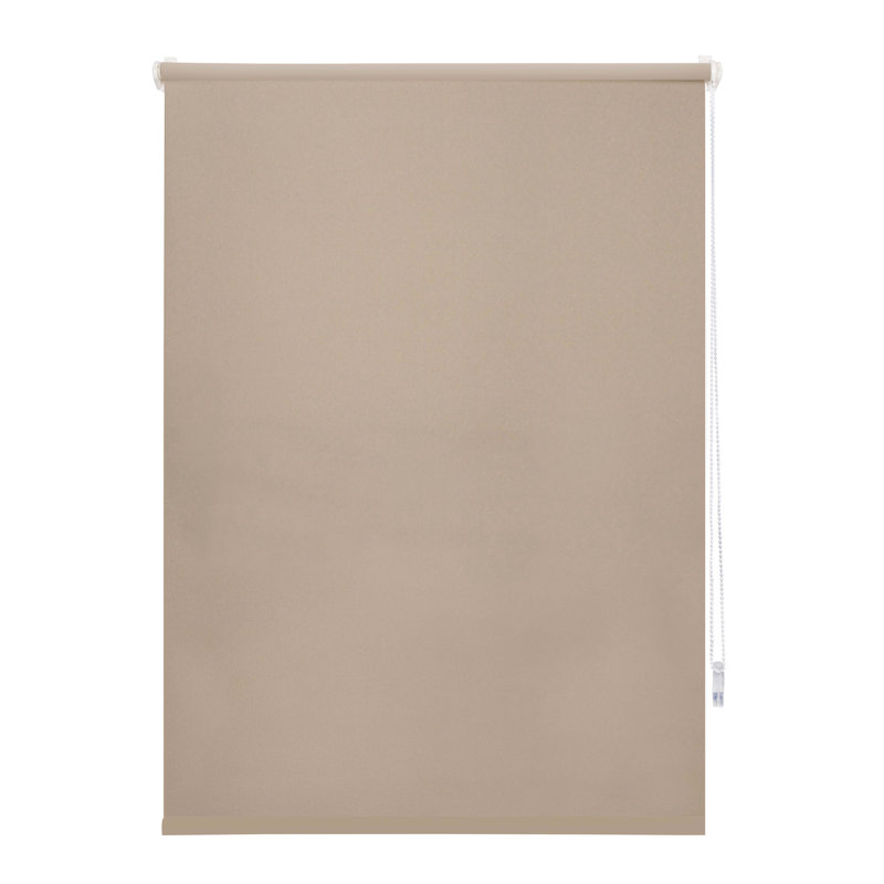 Just Room Darkening Roll-Up Blind, Beige, 210cm L x 90cm W