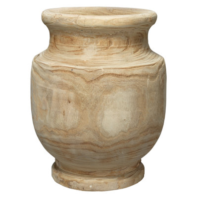 Vase en bois