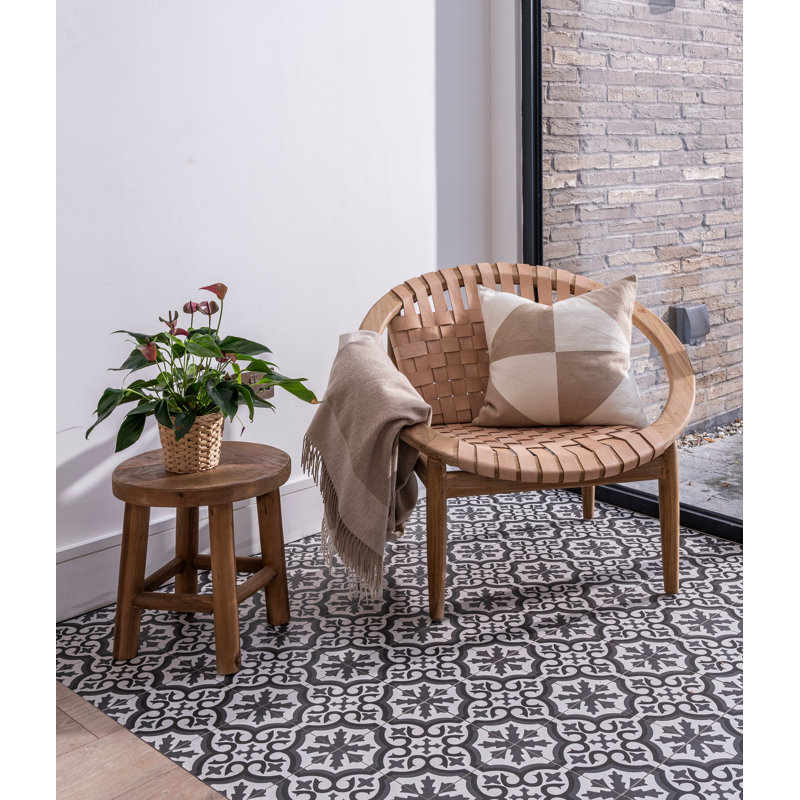 Upholstered Barrel Chair, Beige
