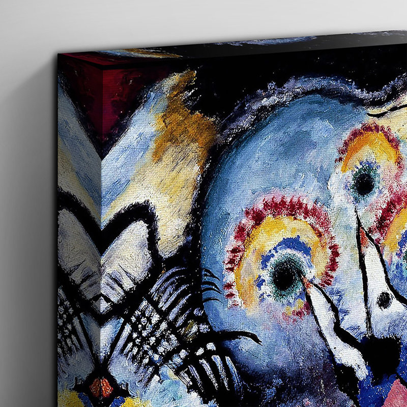 Due Ovali by Wassily Kandinsky - Wrapped Canvas, 76cm H x 50cm W